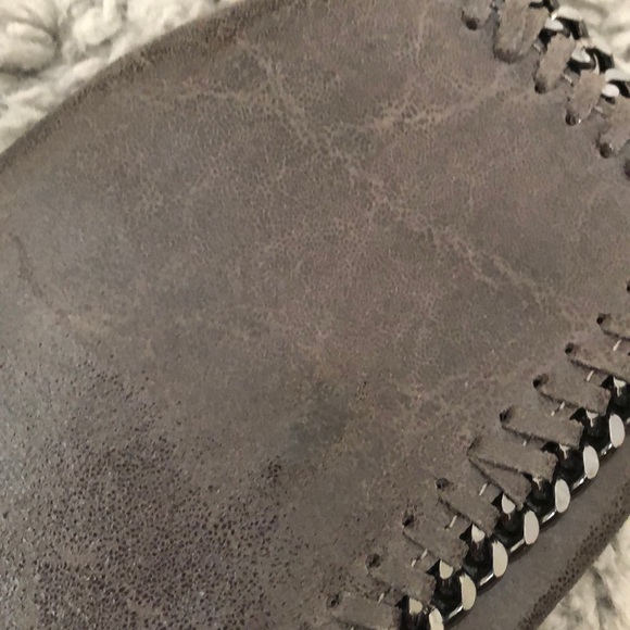 Grey leather bag! - Picture 3 of 5